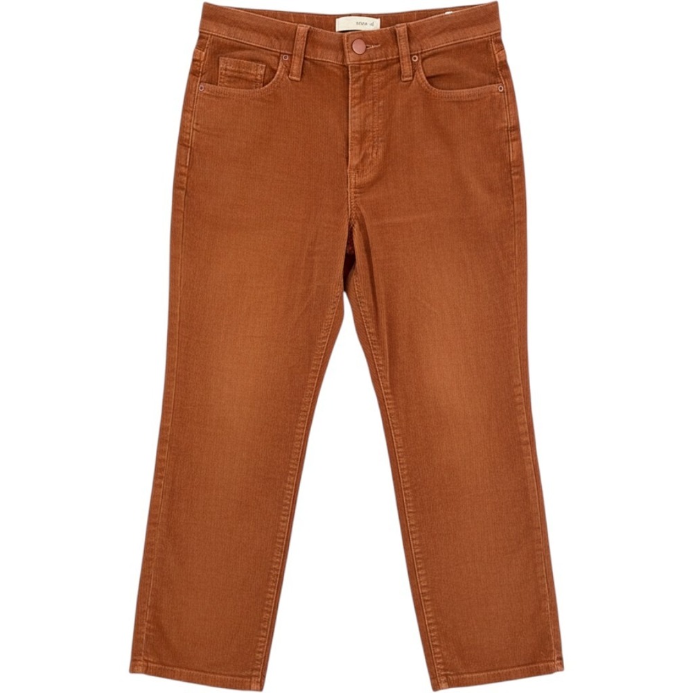 Universal Thread Corduroy Pants Womens 0/25R fall orange Vintage Straight Leg